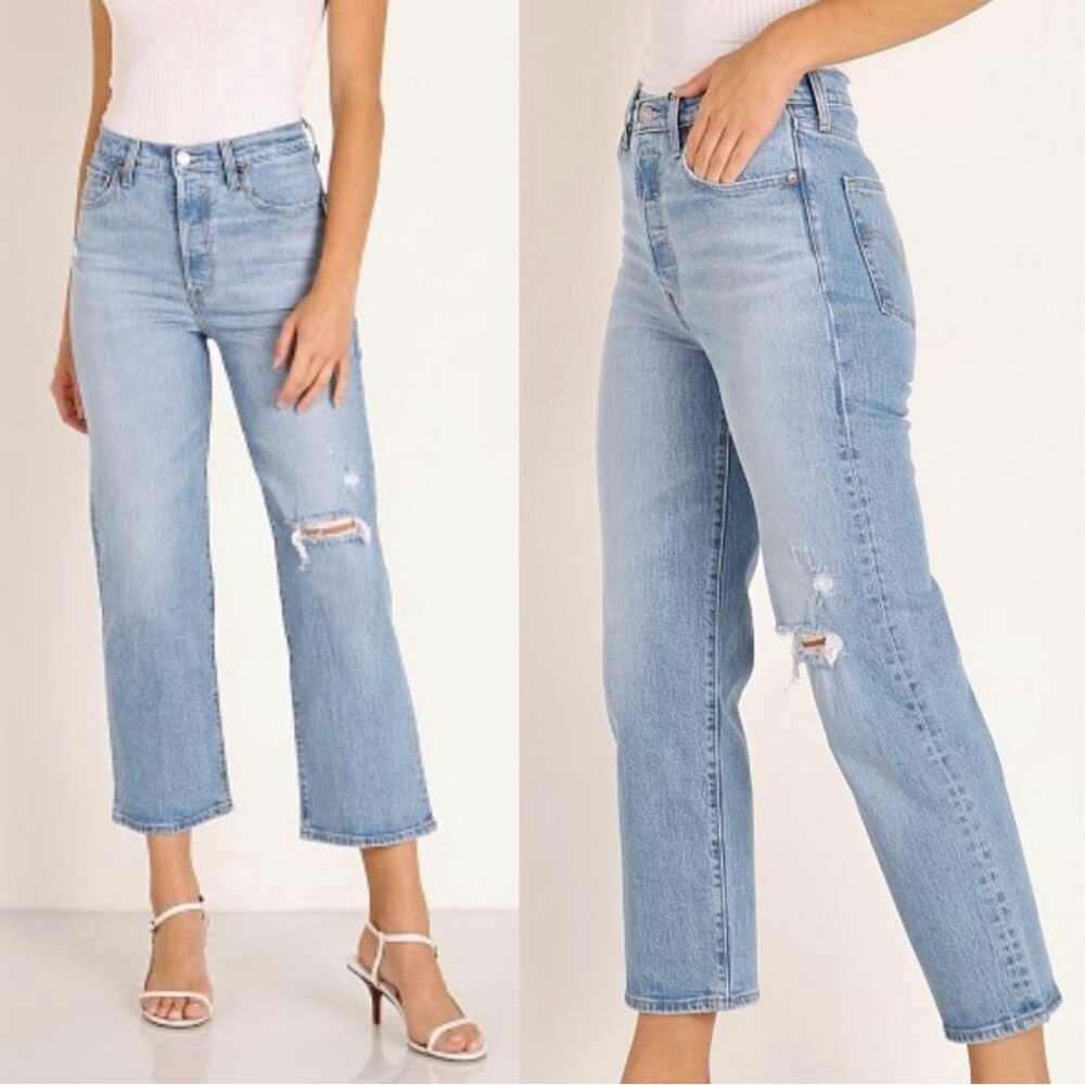 Levi Ribcage Straight Ankle Jean (27) Tango Light